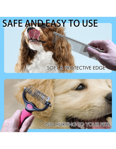 Combo Cepillo de Aseo OneCut y Peine Desenredante Azul