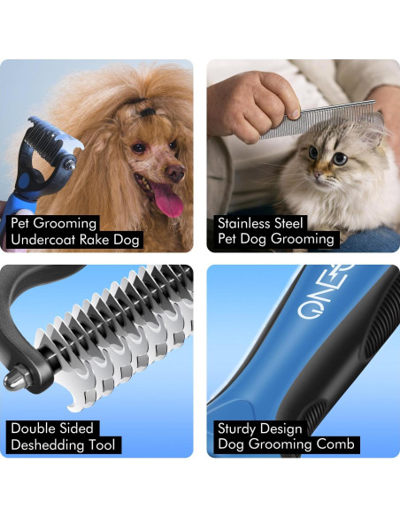 Combo Cepillo de Aseo OneCut y Peine Desenredante Azul