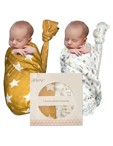 Manta de Envoltura para Bebés Atluxe - 2 Unidades 119cm