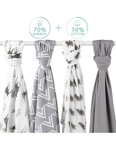 Manta de Envoltura para Bebés Atluxe - 2 Unidades 119cm