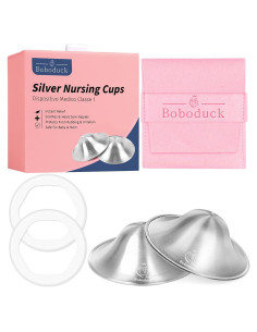 Copas de Lactancia Boboduck de Plata 999 - X-Large