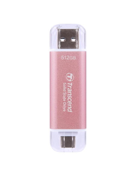 SSD Externo Transcend 512GB USB 3.2 Doble Tipo C y A