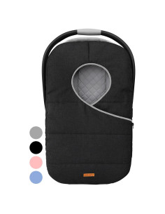Funda de Asiento de Coche para Bebé Liuliuby Negra - Invierno