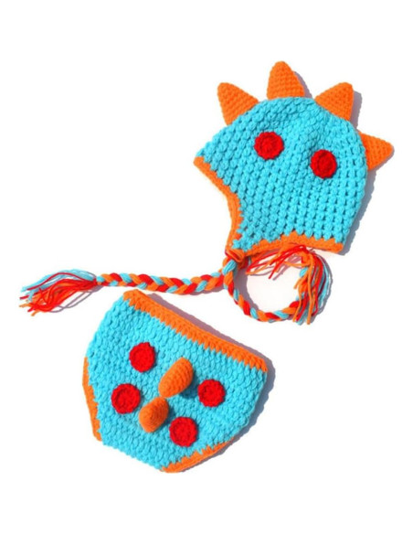 Atuendo de Fotografía para Recién Nacido Vemonllas Dinosaurio