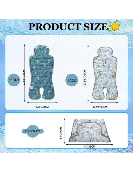 Almohadilla de Enfriamiento de Gel Miracle Baby Universal 1-Pack