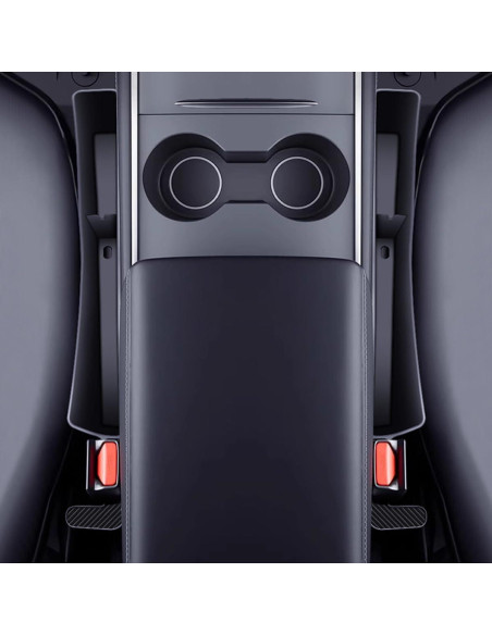 2 Piezas Relleno Espacio Asientos Coche Zpana Negro