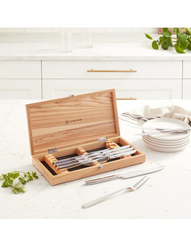 Set de cuchillos de carne Wüsthof 10 piezas acero inoxidable