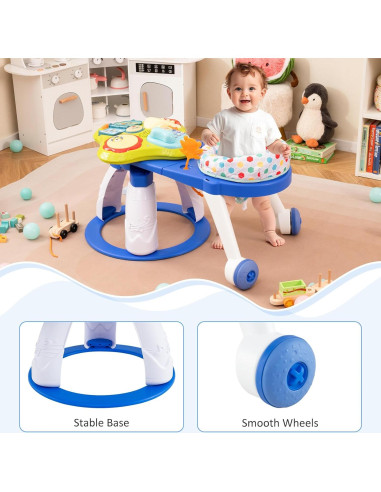 Centro de Actividad para Bebés 3 en 1 BABY JOY Azul