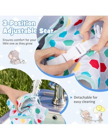 Centro de Actividad para Bebés 3 en 1 BABY JOY Azul