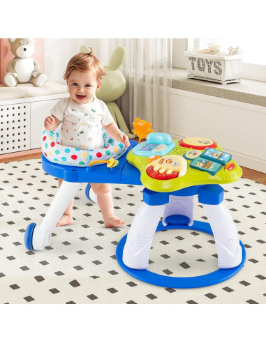 Centro de Actividad para Bebés 3 en 1 BABY JOY Azul