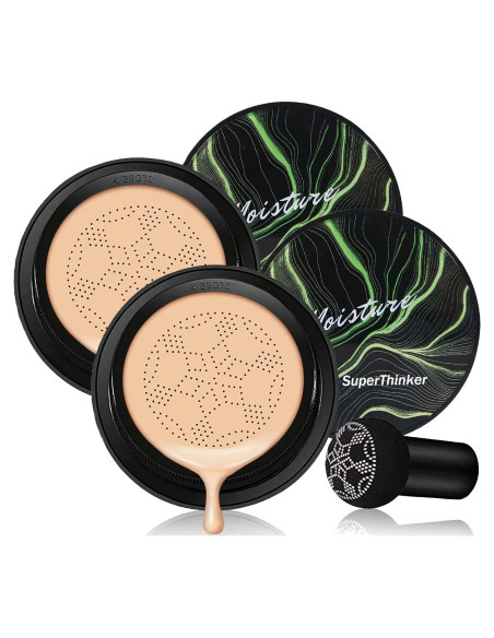 Crema CC Air Cushion SuperThinker 2 PCS Natural Hidratante