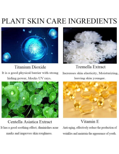 Crema CC Air Cushion SuperThinker 2 PCS Natural Hidratante