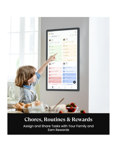 Calendario Digital Cozyla+ 32" Pantalla Táctil Negro