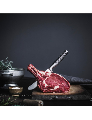 Cuchillo de Carnicero Global GF-27 - Acero Inoxidable 17.78 cm
