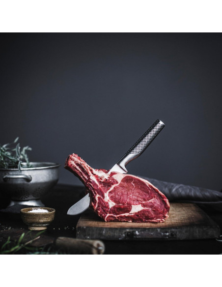 Cuchillo de Carnicero Global GF-27 - Acero Inoxidable 17.78 cm