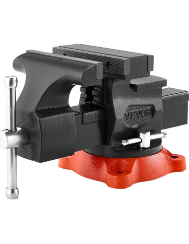 Prensa de Banco VEVOR 5.5" (140 mm) Hierro Dúctil Giratoria 360