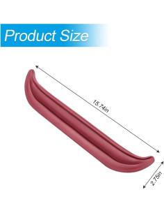 Relleno Espacio Asientos Coche KHGUZ Rojo 40x7x3.5cm 2