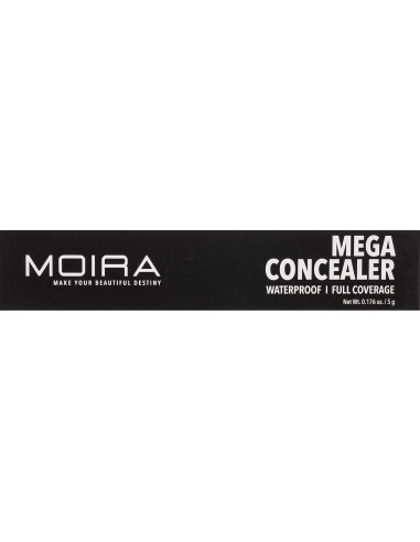 Corrector Mega Impermeable Moira 4.8g Crema Larga Duración