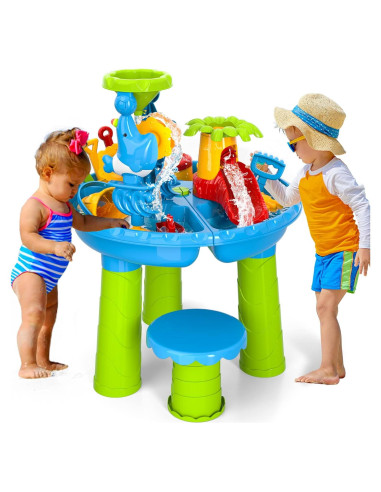 Mesa de Agua y Arena 3 en 1 WATUDOU para Niños 3-5 Años