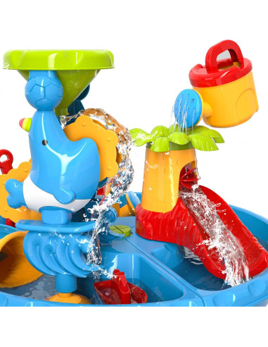 Mesa de Agua y Arena 3 en 1 WATUDOU para Niños 3-5 Años