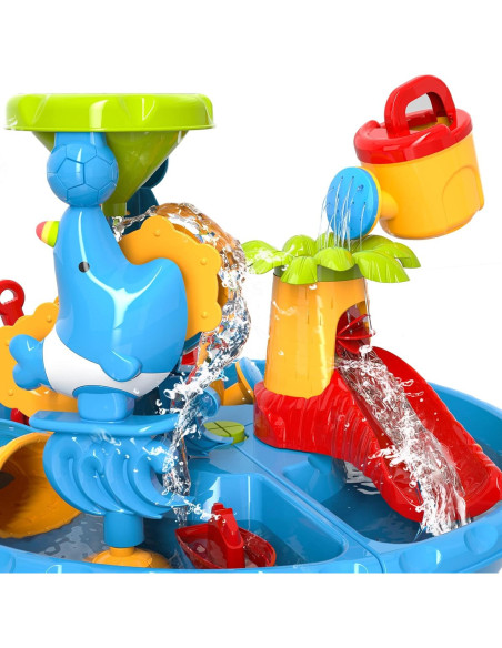 Mesa de Agua y Arena 3 en 1 WATUDOU para Niños 3-5 Años
