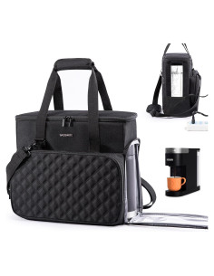 Bolsa de Viaje BAGSPRITE para Cafetera Keurig K-Slim Negra