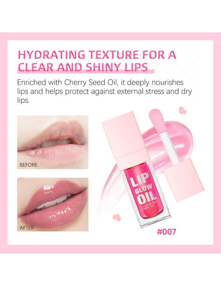 Brillo Labial Hidratante CHIFURE 7.93 g - Voluminizador Transparente