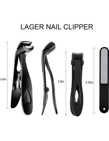 Cortauñas Fotiwesd para Personas Mayores - Mandíbula Ancha