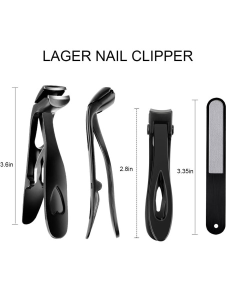 Cortauñas Fotiwesd para Personas Mayores - Mandíbula Ancha