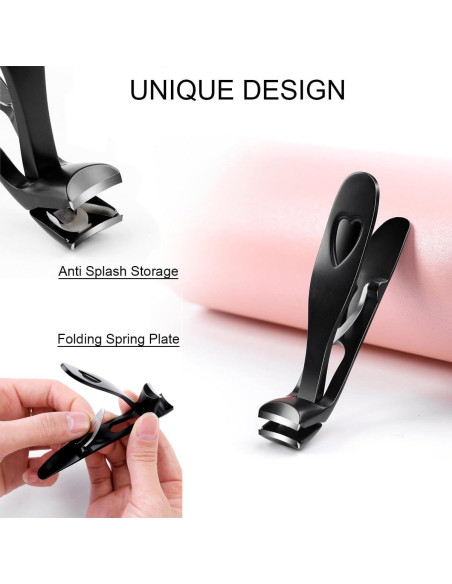 Cortauñas Fotiwesd para Personas Mayores - Mandíbula Ancha