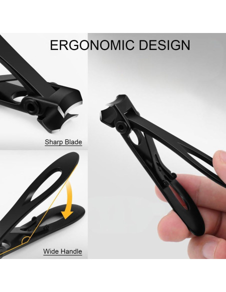 Cortauñas Fotiwesd para Personas Mayores - Mandíbula Ancha