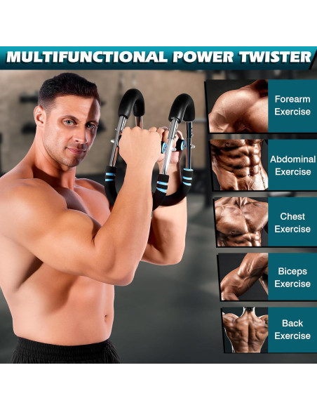 Entrenador de Brazos Twister HUDAEN Ajustable 9-27kg Portátil