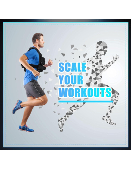 Chaleco con peso ajustable Halfchet 15.88 kg para entrenamiento