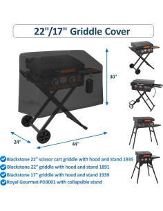 Cubierta para Plancha Blackstone 22" Aurmer 600D Impermeable 2