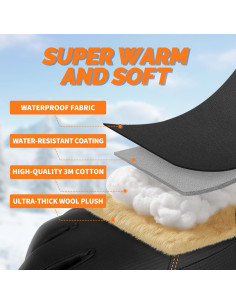 Guantes de Invierno Impermeables Térmicos para Hombres y Mujeres 2
