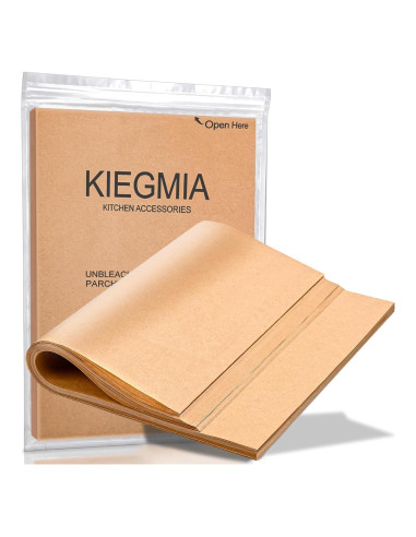 120 Hojas de Papel Pergamino KIEGMIA 22.86 x 33.02 cm Antiadherente