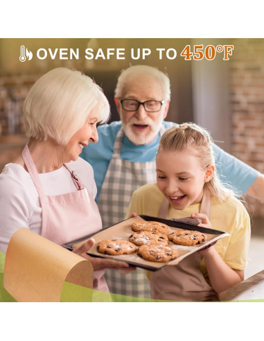 120 Hojas de Papel Pergamino KIEGMIA 22.86 x 33.02 cm Antiadherente