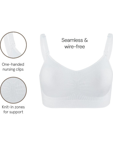 Sujetador de Maternidad y Lactancia Bravado Ajustable S-XXL