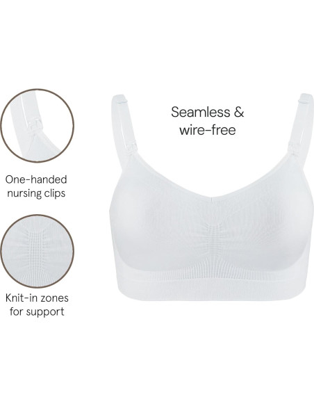 Sujetador de Maternidad y Lactancia Bravado Ajustable S-XXL