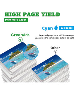 Cartucho de Tinta Cian GREENARK CLI-281XXL Compatible 2