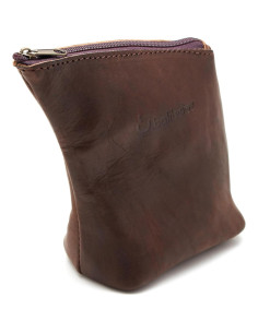 Contenedor de Yerba Mate BALIBETOV de Cuero Marrón Hecho a Mano 2