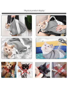 Kit de Aseo para Gatos YYanniwani - Bolsa, Cepillo y Cortauñas 2