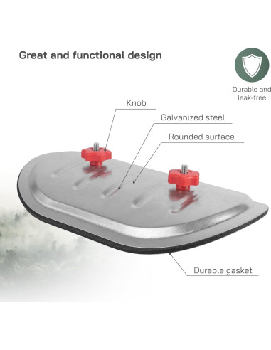 Puerta de Acceso Ducto Redondo Vent Systems 30x20 cm Acero