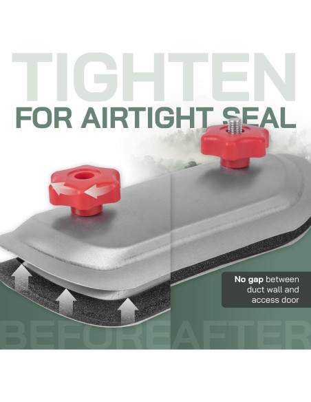 Puerta de Acceso Ducto Redondo Vent Systems 30x20 cm Acero