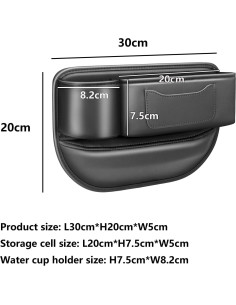 Relleno Organizador de Espacio entre Asientos DOBOLAN - 2 Piezas 2