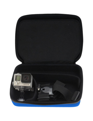 Funda Dura Resistente Navitech Azul para Cámara de Acción Eken H8s