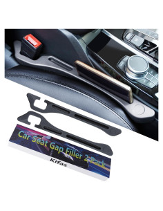 Relleno Espacio entre Asientos de Coche Kifas 2 Piezas Negro