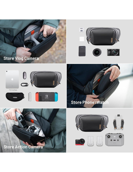 Bolsa de Mensajero PGYTECH OneGo Solo V2 para Cámara 4L