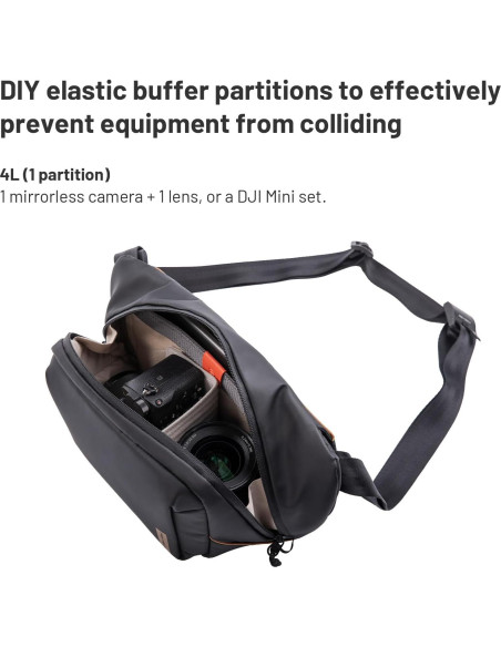 Bolsa de Mensajero PGYTECH OneGo Solo V2 para Cámara 4L