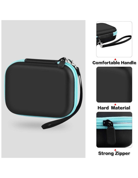 Funda de almacenamiento para cámara VTech KidiZoom negra